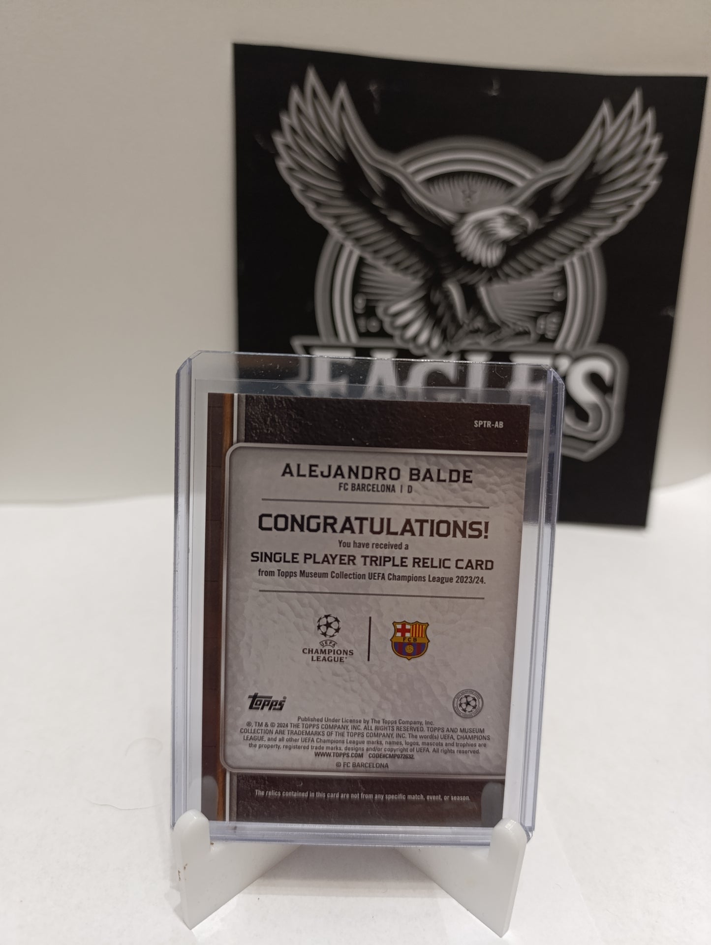 Museums Alejandro Balde /25 patch