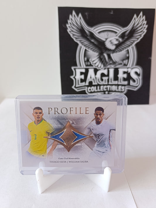 Futera Thiago Silva & Willam Saliba patch