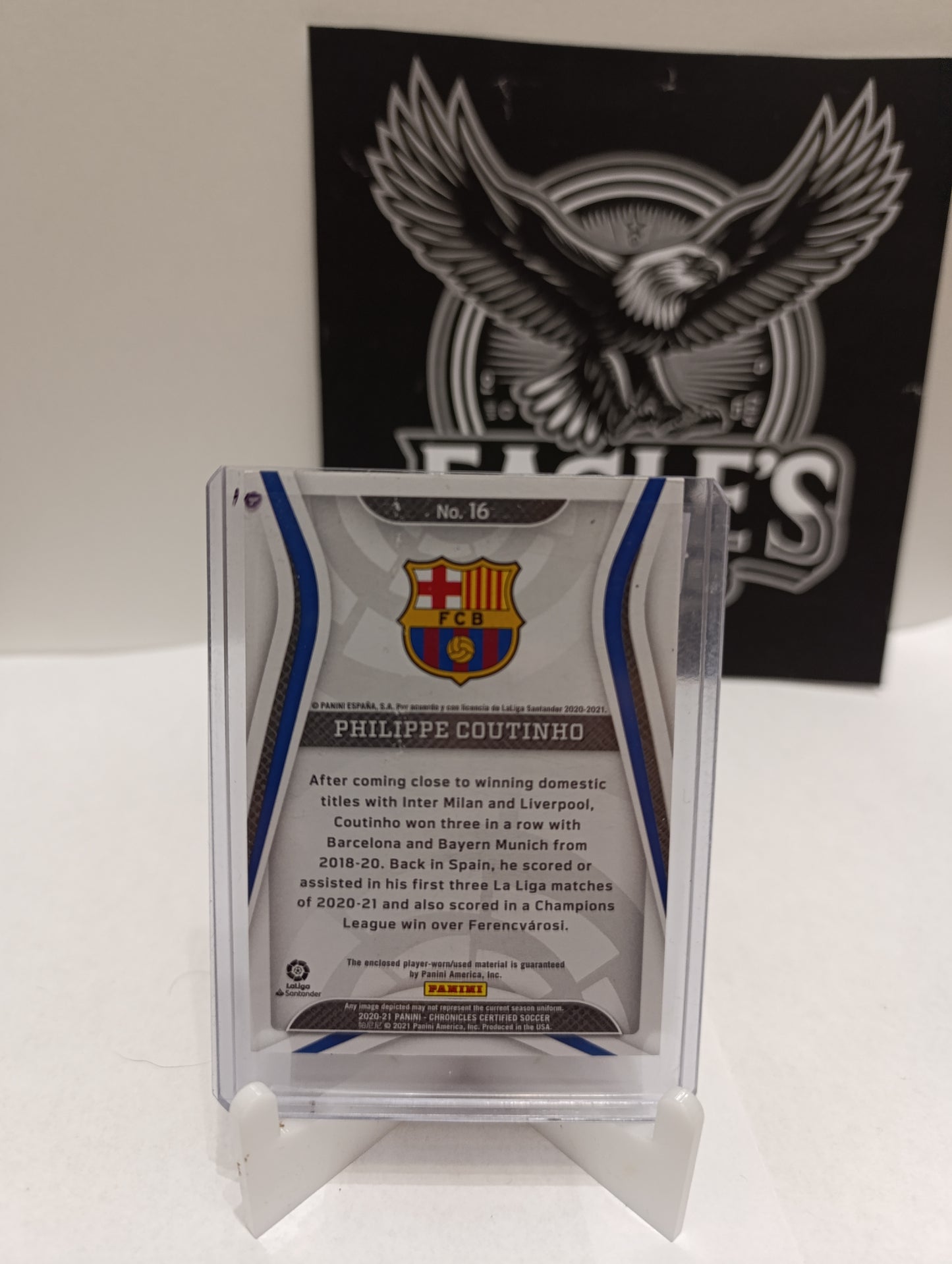 Certified Philippe Coutinho /299 patch